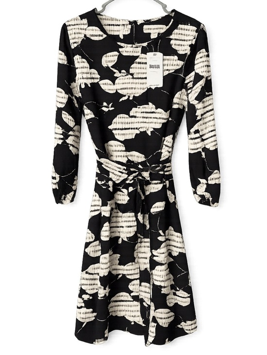 Anthropologie Dresses & Skirts - Anthropologie The Odells Eden Mini Dress XS Black White Belted Academic $248